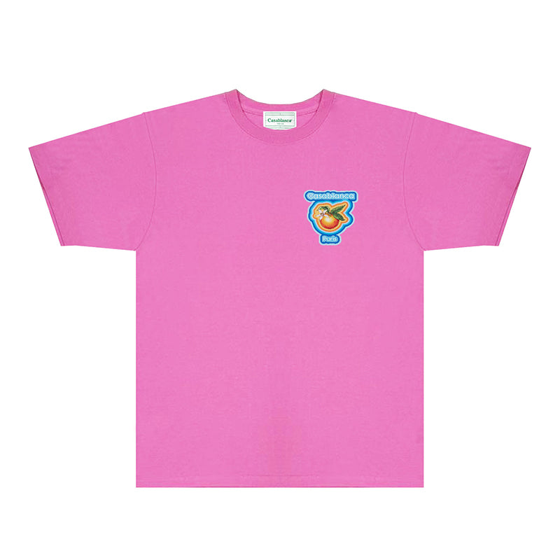 Casablanca T Shirts Fashion Print Street