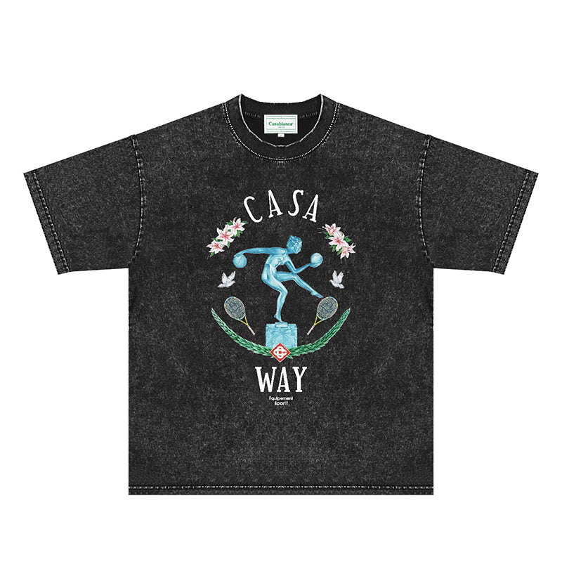 Casablanca Distressed T-Shirt