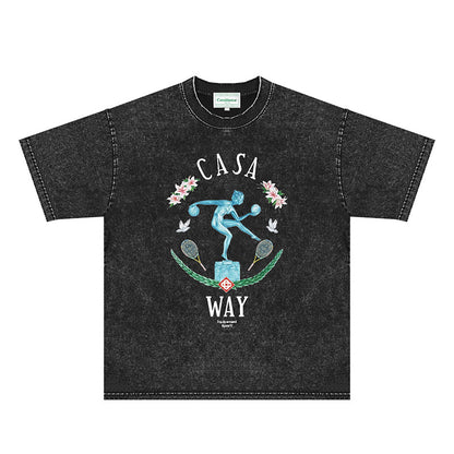 Casablanca Distressed T-Shirt