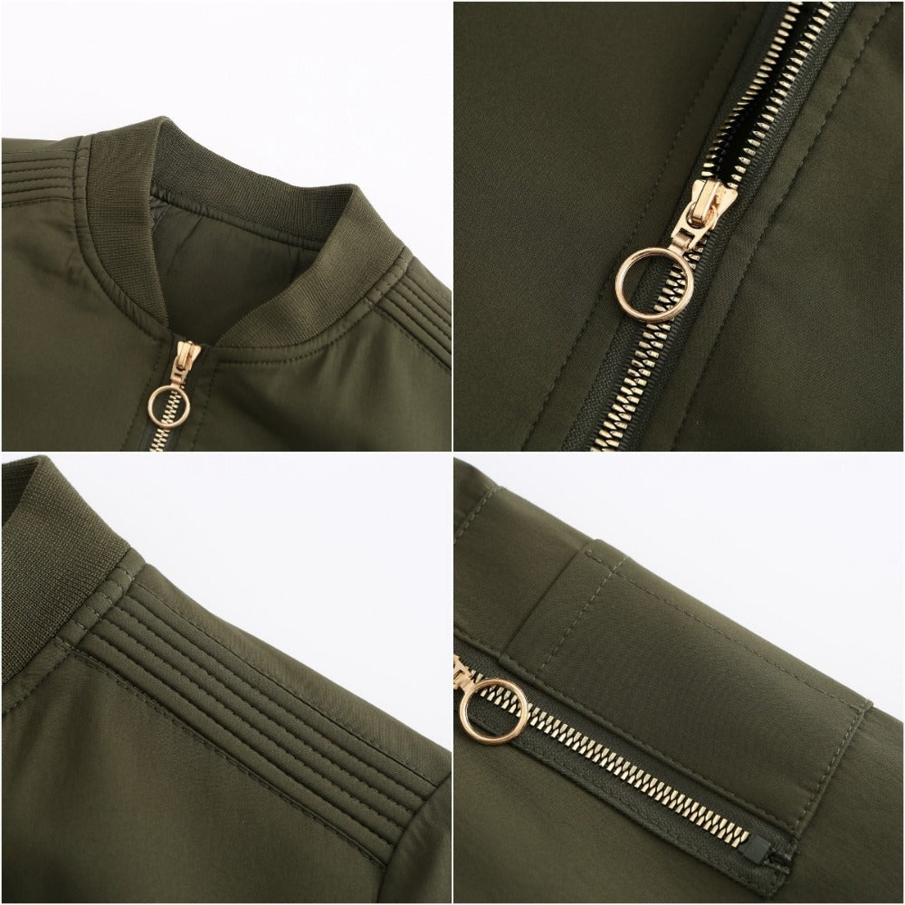 Women Trench Coat Jacket Casual Thin Cotton Fall Winter Coat