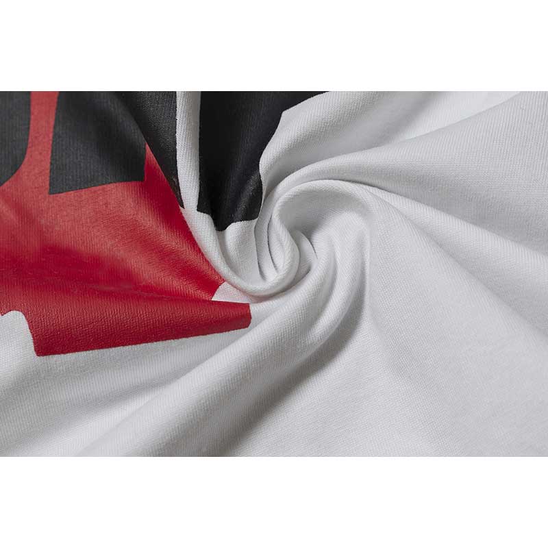 Vlone T Shirts Vlone No Cap High Street Large V-Shaped Female Print Hip Hop Loose Short Sleeve T-shirt for Men and Women