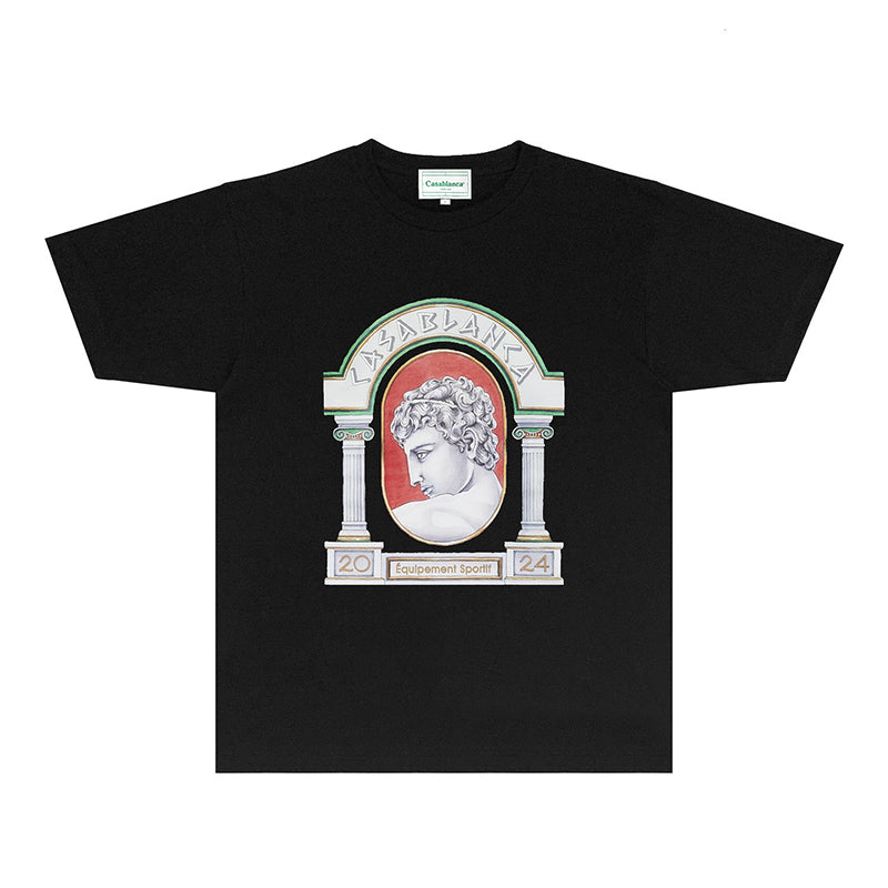 Casablanca T Shirts Fashion Print Street