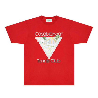 Casablanca T Shirts Fashion Print Street