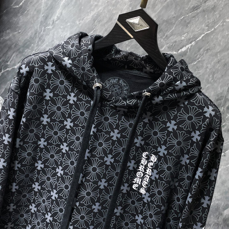 Chh Chrome Hearts Hoodie Fall/Winter Classic Horseshoe Casual Hooded Sweater