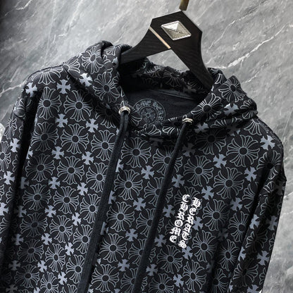 Chh Chrome Hearts Hoodie Fall/Winter Classic Horseshoe Casual Hooded Sweater