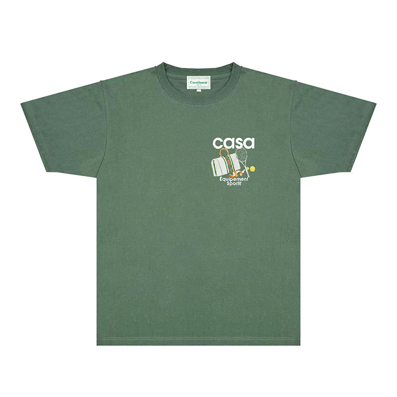 Casablanca T Shirts Fashion Print Street