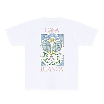 Casablanca T Shirts Fashion Print Street
