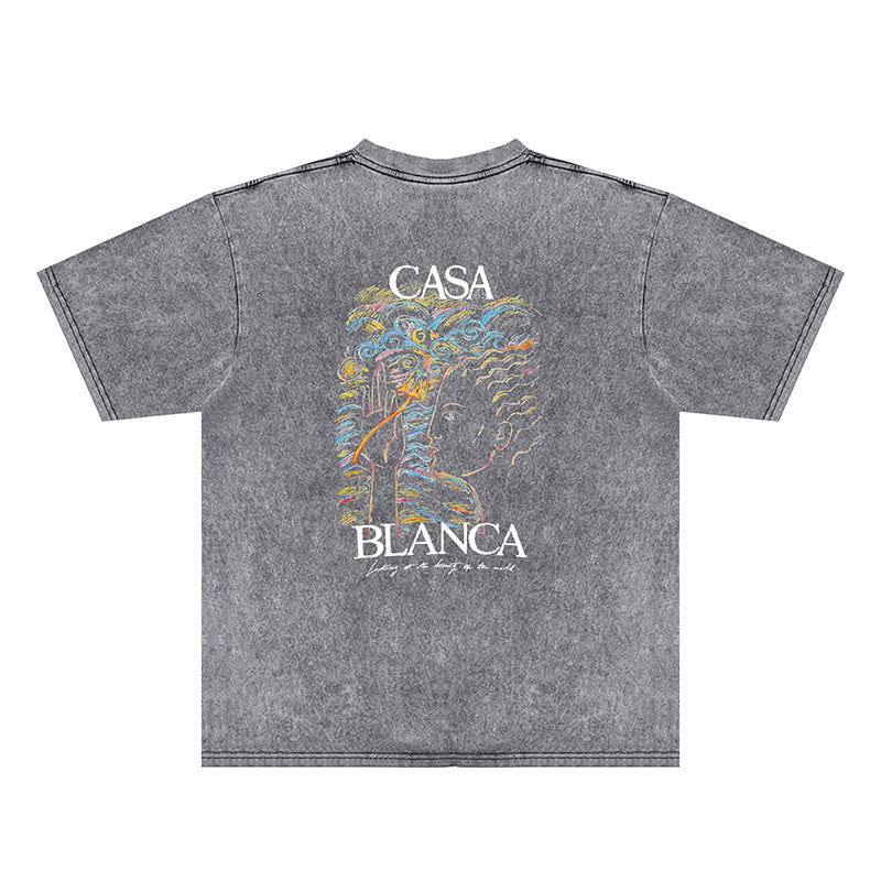 Casablanca Distressed T-Shirt