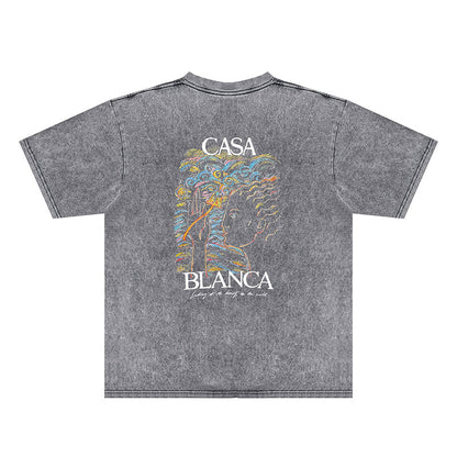 Casablanca Distressed T-Shirt