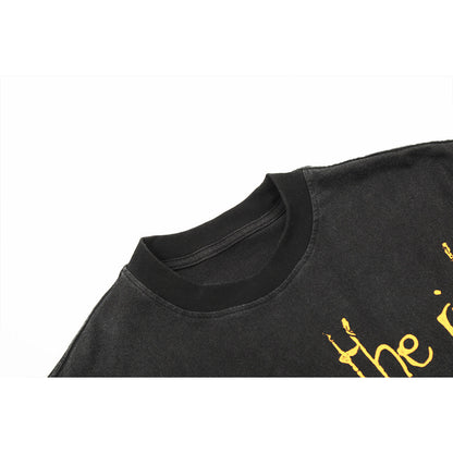 Unisex T-Shirts Saint Michael Casual Loose T-Shirt