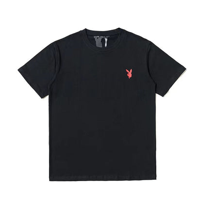 Vlone T Shirts V-Shaped Female Printed Short Sleeve T-shirt Men's and Women's Hip Hop BF Half Sleeve