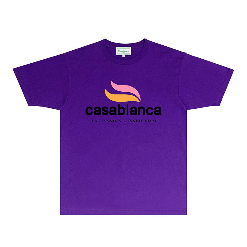 Casablanca T Shirts Fashion Print Street