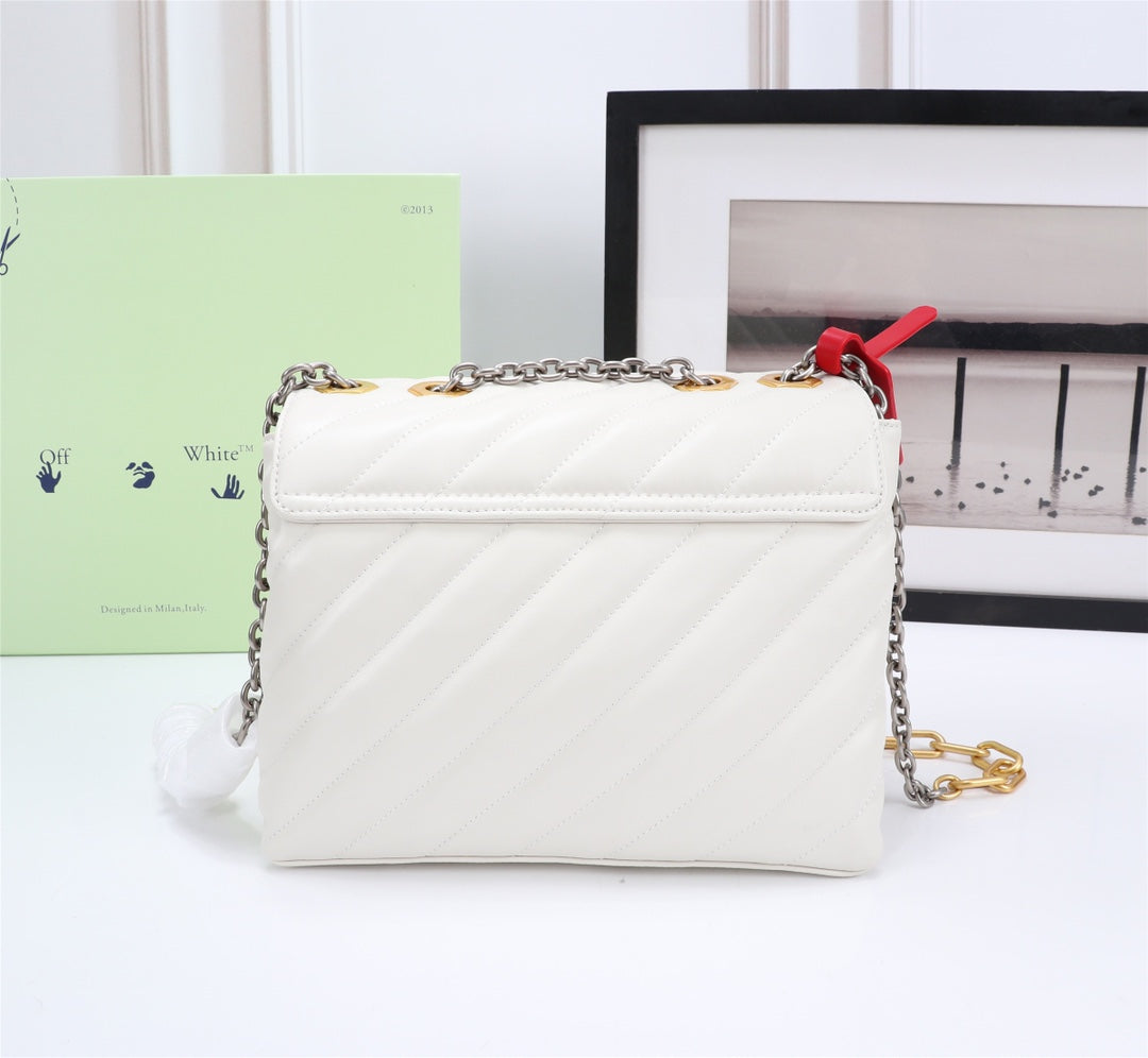 Off White Bag Casual Outdoor Convenient Tote Bag