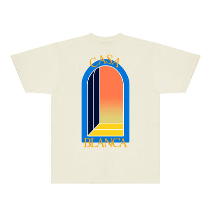 Casablanca T Shirts Fashion Print Street
