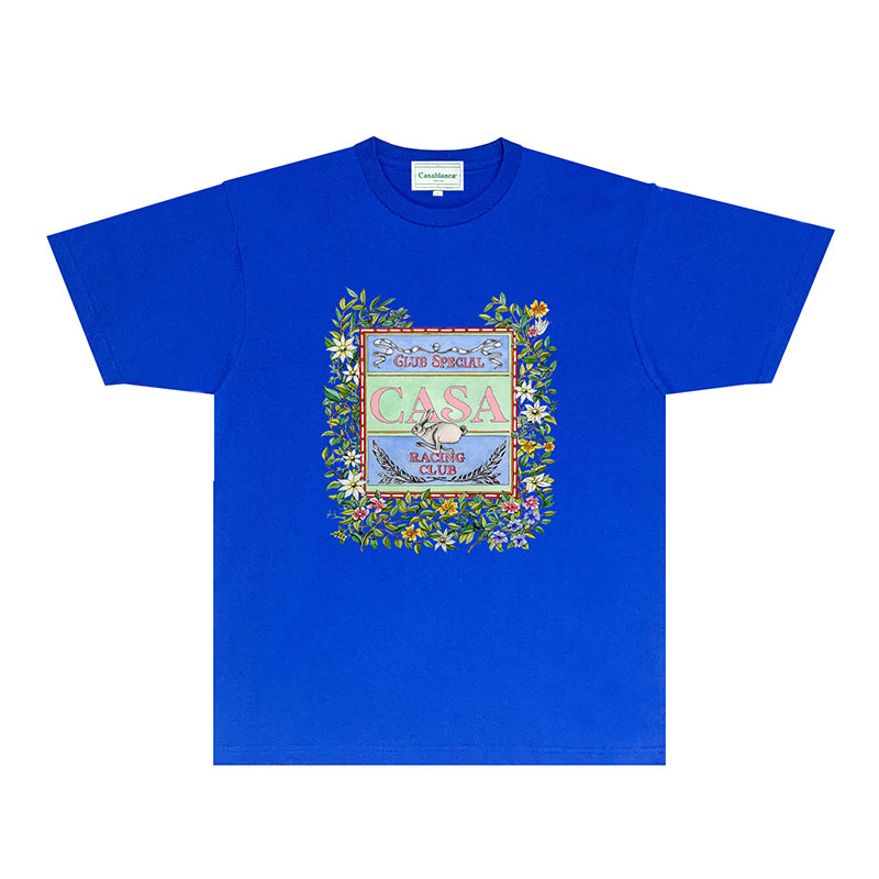 Casablanca T Shirts Fashion Print Street