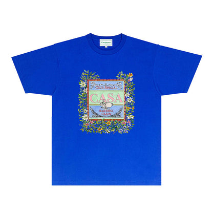 Casablanca T Shirts Fashion Print Street