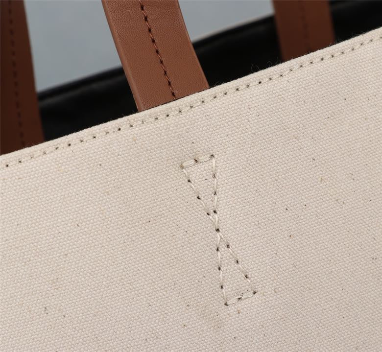 Off White Bag Casual Outdoor Convenient Tote Bag