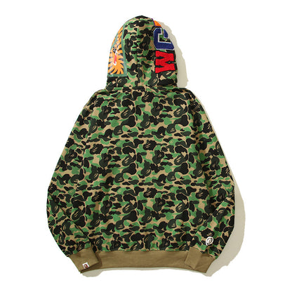 Multicolor Designer Shark Full Zip Up Unisex Y2K Style Streetwear Made with High-Quality Material