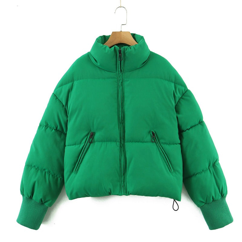 Women Cotton Coat Loose and Warm Idle Style down Jacket