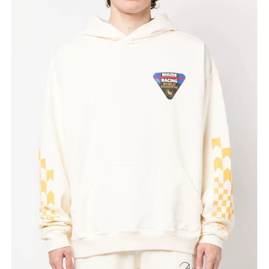 Rhude Hoodie Triangle Label Letter Print Hooded Sweater Hoodie Jacket