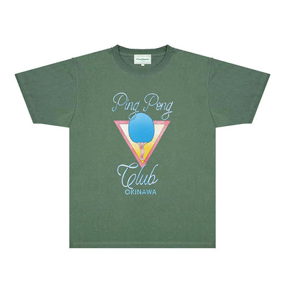 Casablanca T Shirts Fashion Print Street