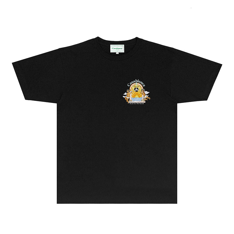Casablanca T Shirts Fashion Print Street