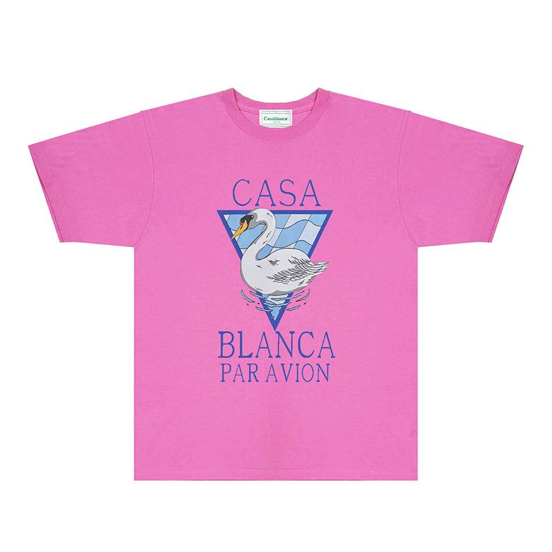 Casablanca T Shirts Fashion Print Street