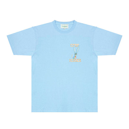 Casablanca T Shirts Fashion Print Street