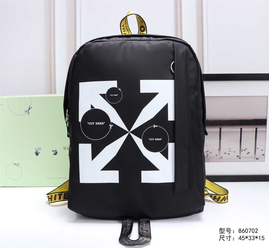 Off White Bag Casual Outdoor Convenient Tote Bag