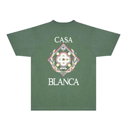 Casablanca T Shirts Fashion Print Street