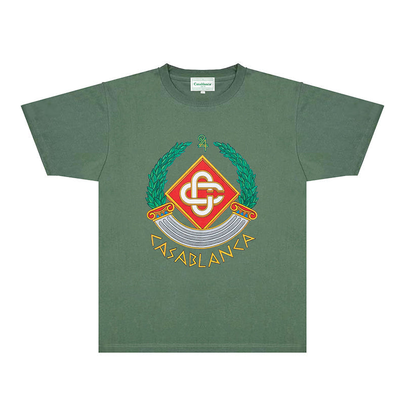 Casablanca T Shirts Fashion Print Street