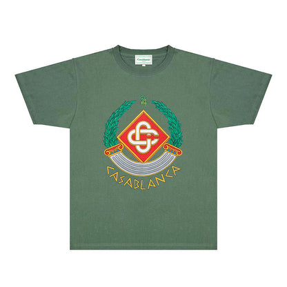 Casablanca T Shirts Fashion Print Street
