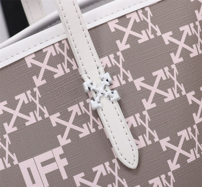 Off White Bag Casual Outdoor Convenient Tote Bag