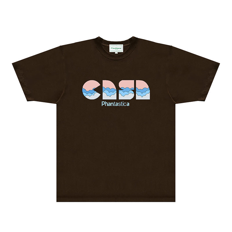 Casablanca T Shirts Fashion Print Street