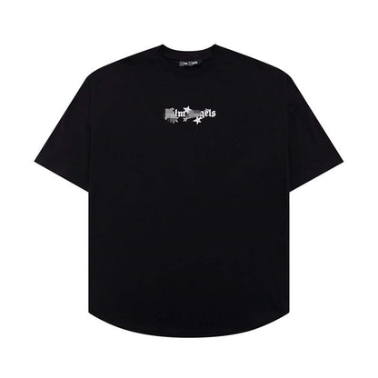 Palm Angels T Shirts Letter Print Short-Sleeve T-shirt Men's Loose Half Sleeve