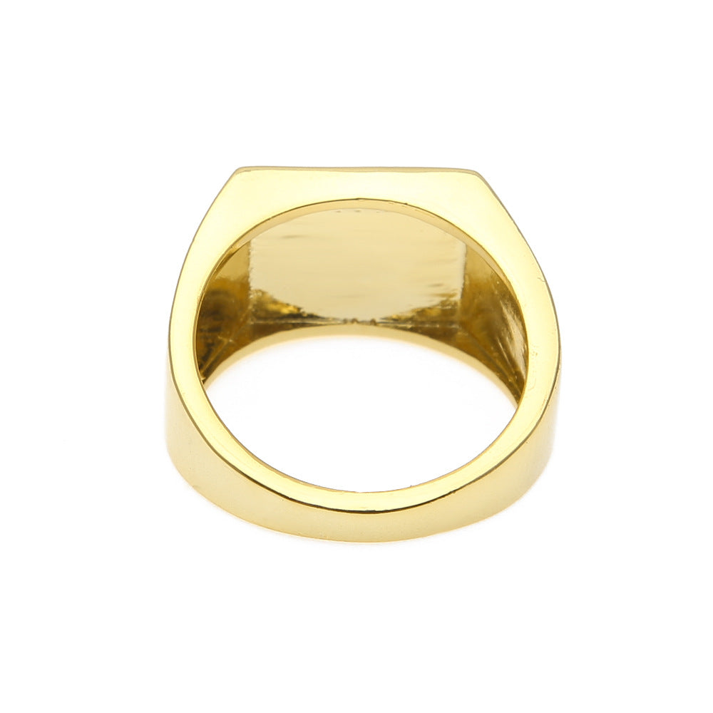 Rings Hip Hop Hipster Zircon Ring Vintage St. Valentine's