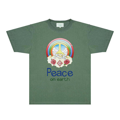 Casablanca T Shirts Fashion Print Street
