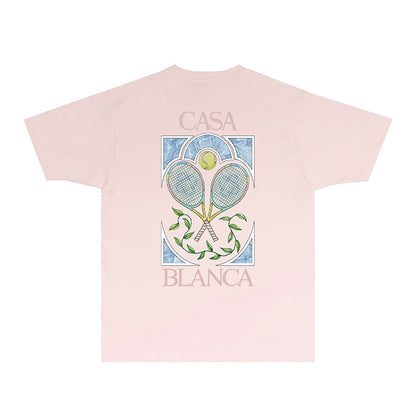 Casablanca T Shirts Fashion Print Street