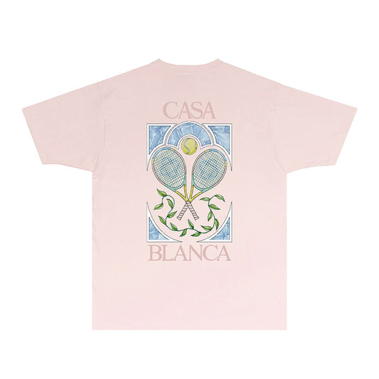 Casablanca T Shirts Fashion Print Street