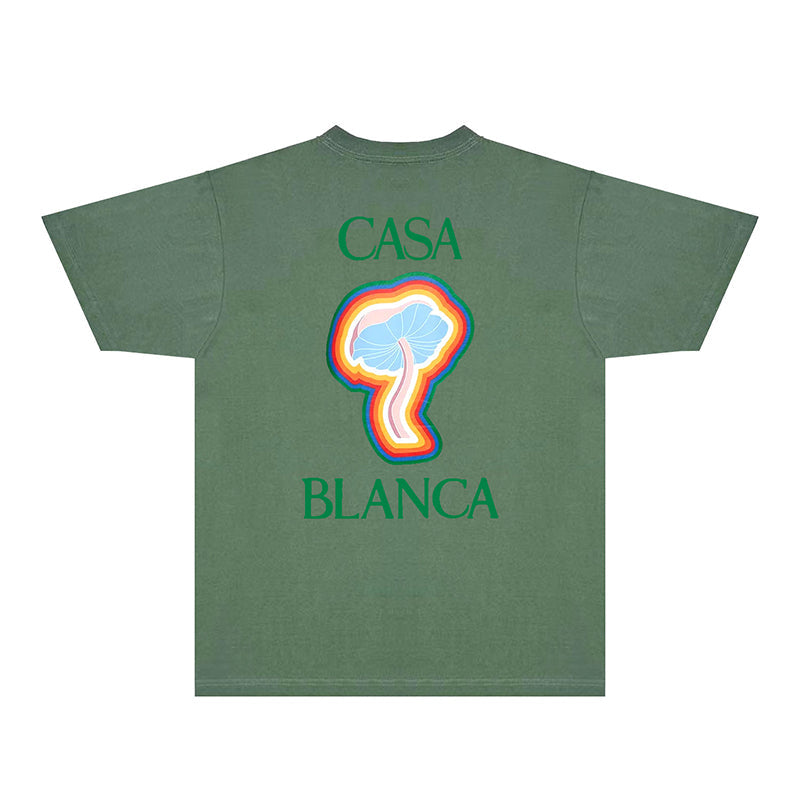 Casablanca T Shirts Fashion Print Street