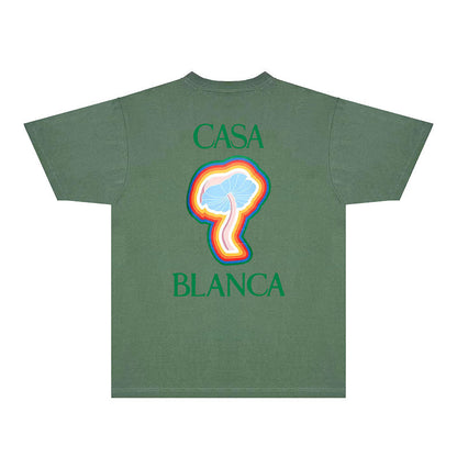 Casablanca T Shirts Fashion Print Street