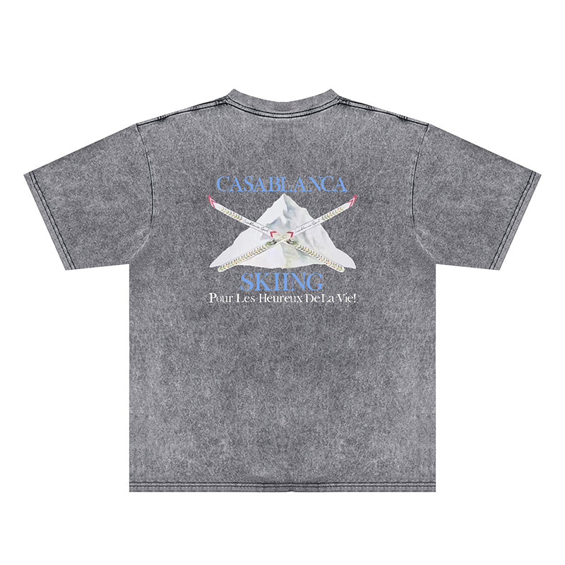 Casablanca Distressed T-Shirt