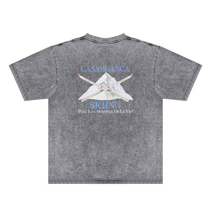 Casablanca Distressed T-Shirt