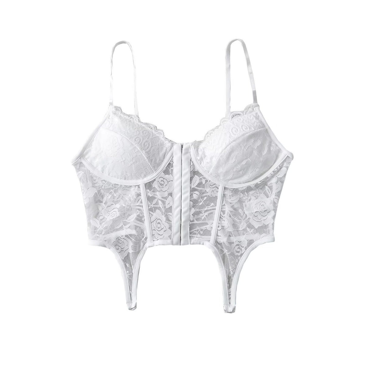 Women Tops Summer Lace Top with Narrow Straps Sexy Vest