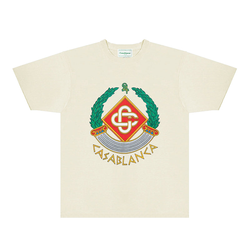 Casablanca T Shirts Fashion Print Street