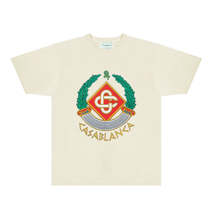 Casablanca T Shirts Fashion Print Street