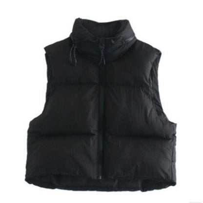 Women Cotton Coat Lightweight down Vest Winter