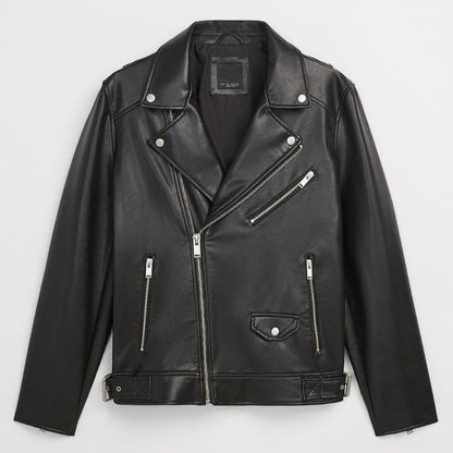 Men Motorcycle Jacket Spring Faux Leather Motorcycle Jacket Jacket 3427/400