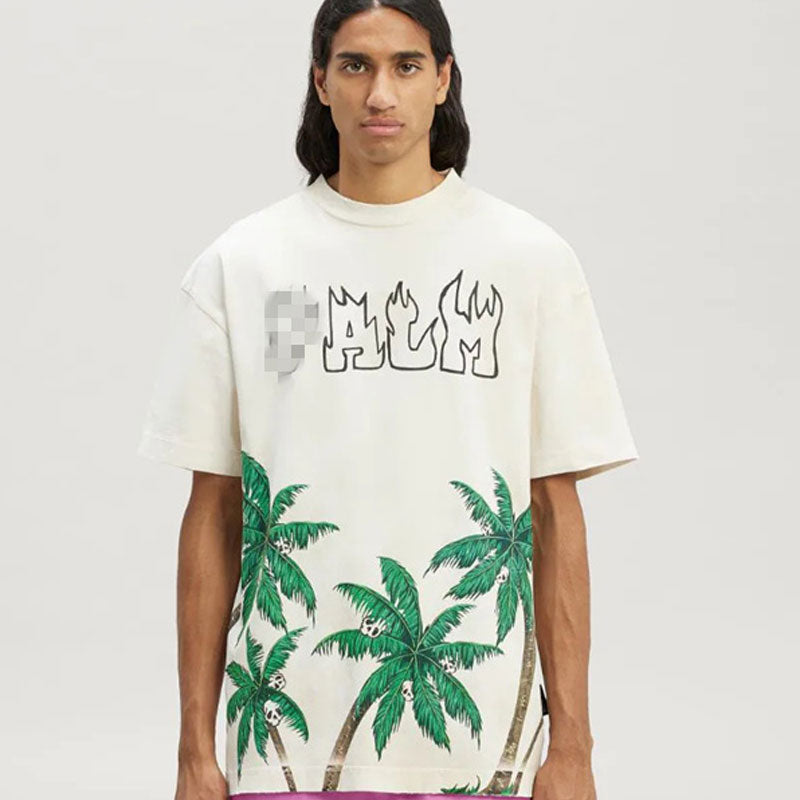 Palm Angle T Shirts Palm Print Short Sleeve