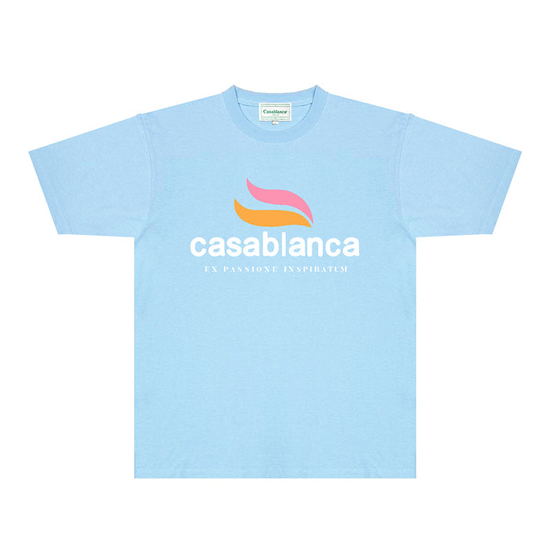 Casablanca T Shirts Fashion Print Street